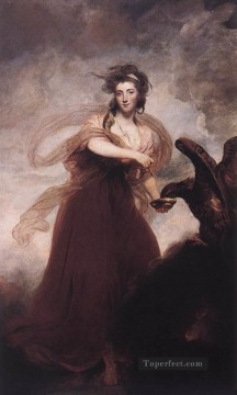 Joshua Reynolds Painting - Mrs Musters as Hebe Joshua Reynolds